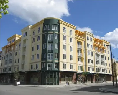 The completed Bellevue condominium project, showcasing the clean finish of Advantage Formwork.